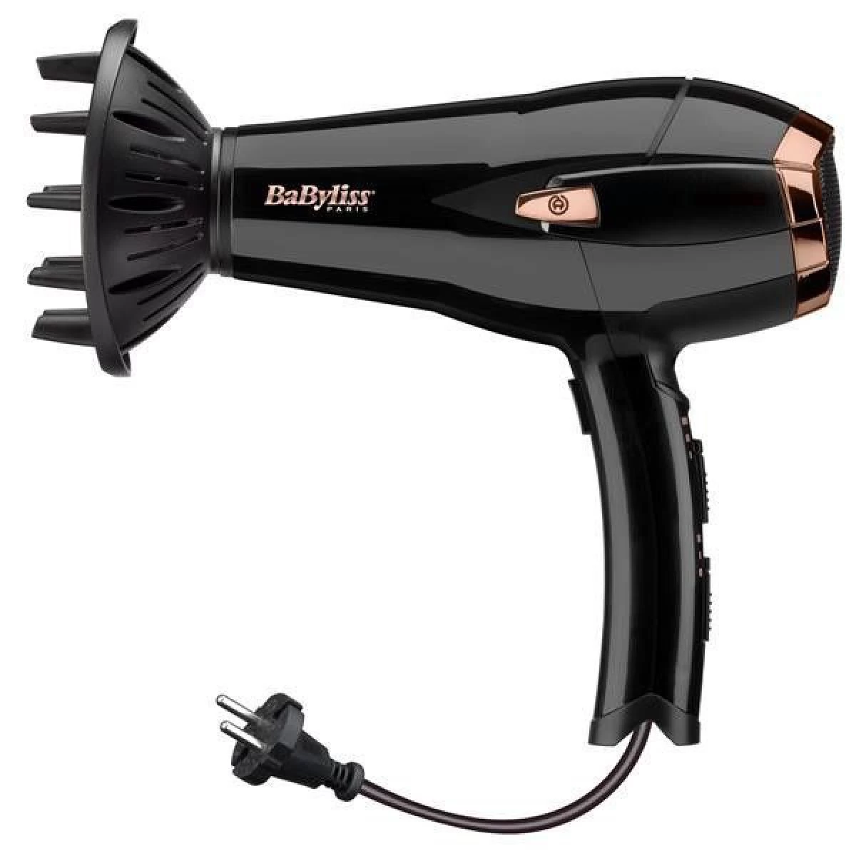 Sèche-cheveux 2000w Ionic Noir - D373e - BABYLISS PARIS 4 Sèche-cheveux 2000w Ionic Noir - D373e - BABYLISS PARIS – Image 2