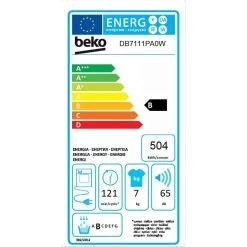 Sèche-linge à Condensation 60cm 7kg B Blanc - Db7111pa0w - BEKO -Électromaison Innovante seche linge a condensation 7kg beko 60cm b db 7111 pa 0 w 6961810 23343853 1140x1140