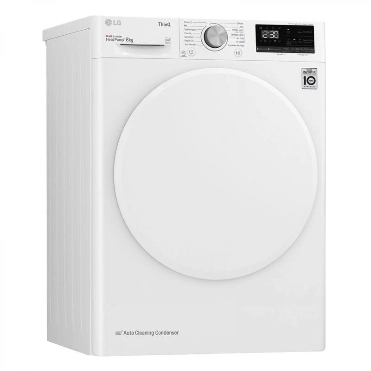 Sèche Linge Hublot LG RH8V59WH 8kg Blanc 4 Sèche Linge Hublot LG RH8V59WH 8kg Blanc – Image 2