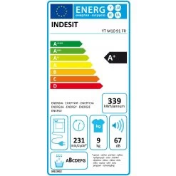INDESIT Sèche-linge Pompe à Chaleur à Condensation 60cm 9kg A+ Blanc - Ytm1... -Électromaison Innovante seche linge pompe a chaleur ytm1091fr blanc 5040384 23343657 1140x1140