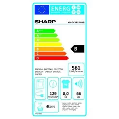 Sèche-linge à Condensation 60cm 8kg B Blanc - Kdgcb8s7pw9 - SHARP -Électromaison Innovante sharp kdgcb8s7pw9 6961658 23343735 1140x1140
