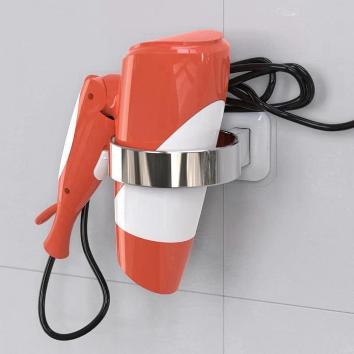 Support De Sèche-cheveux Support De Sèche-cheveux De Salle De Bains ... 5 Support De Sèche-cheveux Support De Sèche-cheveux De Salle De Bains ... – Image 3