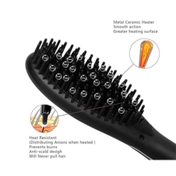 YP Select Soin Des Cheveux Brosse Peigne Safer Ceramic Hair Redressing... -Électromaison Innovante swobfea