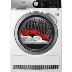 AEG T8DER952E Sèche-Linge 118L 900W 230V 65dB B Acier Inoxydable Blanc