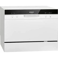Bomann TSG 7404 Lave Vaisselle 6L 1380W 220V 51dB Minuterie Départ Différé...