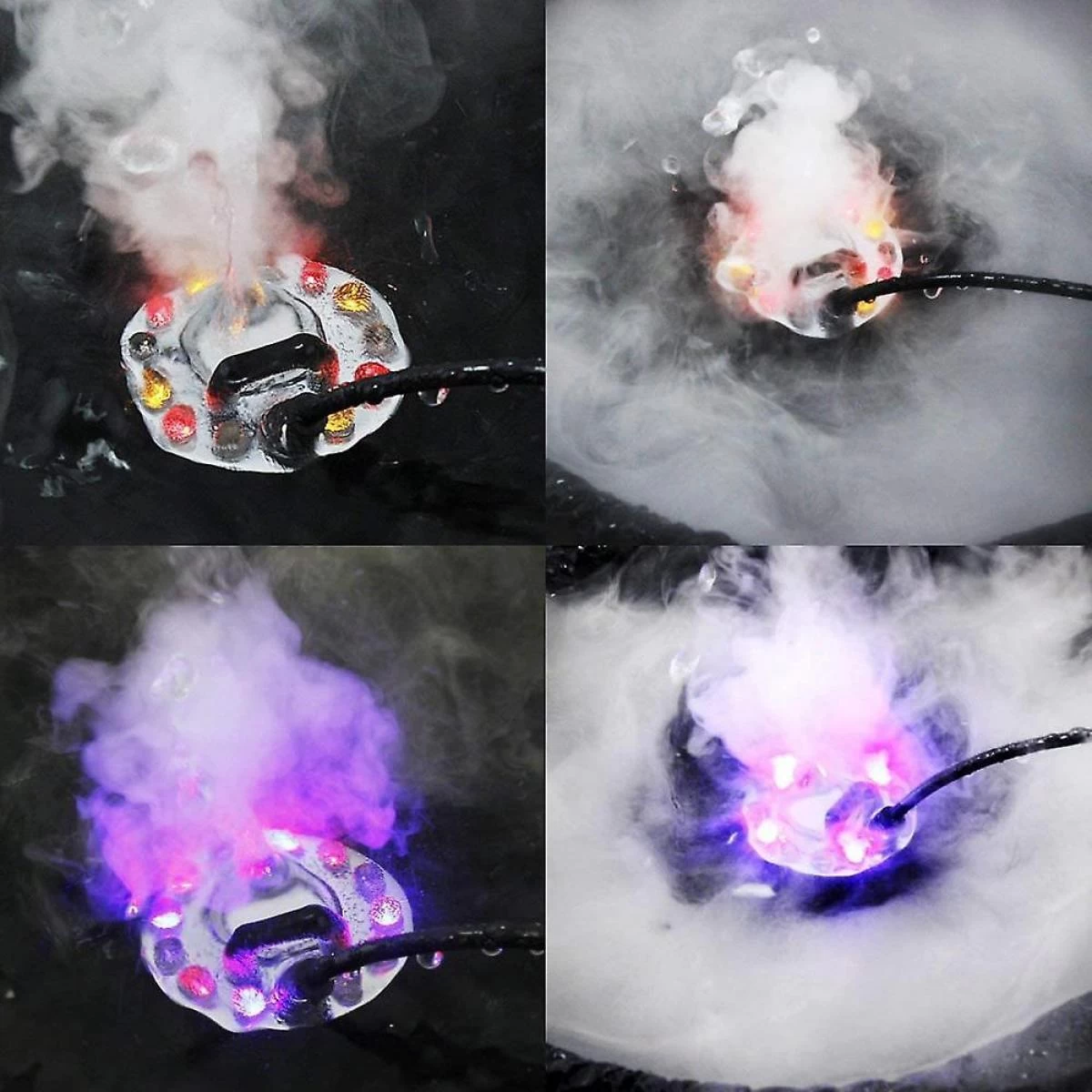 Universal Ultrasonic Mist Maker Fogger Air Humidifier 12 Led Fountain Fountain P... 4 Universal Ultrasonic Mist Maker Fogger Air Humidifier 12 Led Fountain Fountain P... – Image 2