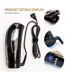 Universal Voiture Céramique Sans Fil Curl Fer Coiffure Pinces Plage Vague Fer C... -Électromaison Innovante voiture ceramique sans fil curl fer coiffure pinces plage vague fer curl baguette baguette air curl barrette sans fil automatique fer curl noir 12241002 32550062 1140x1140