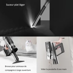 Z15 Aspirateur à Main Sans Fil 30KPa 210AW Gris 346 X 100 X 245mm Aff... -Électromaison Innovante z15 aspirateur a main sans fil 30kpa 210aw gris 346 x 100 x 245mm affichage led 12516684 33455574 1140x1140